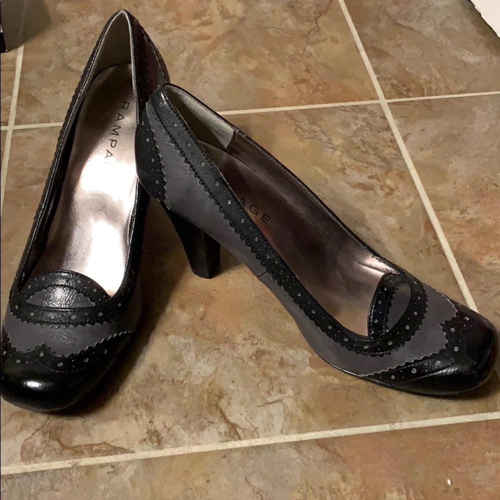 Rampage Wing-Tip Heels